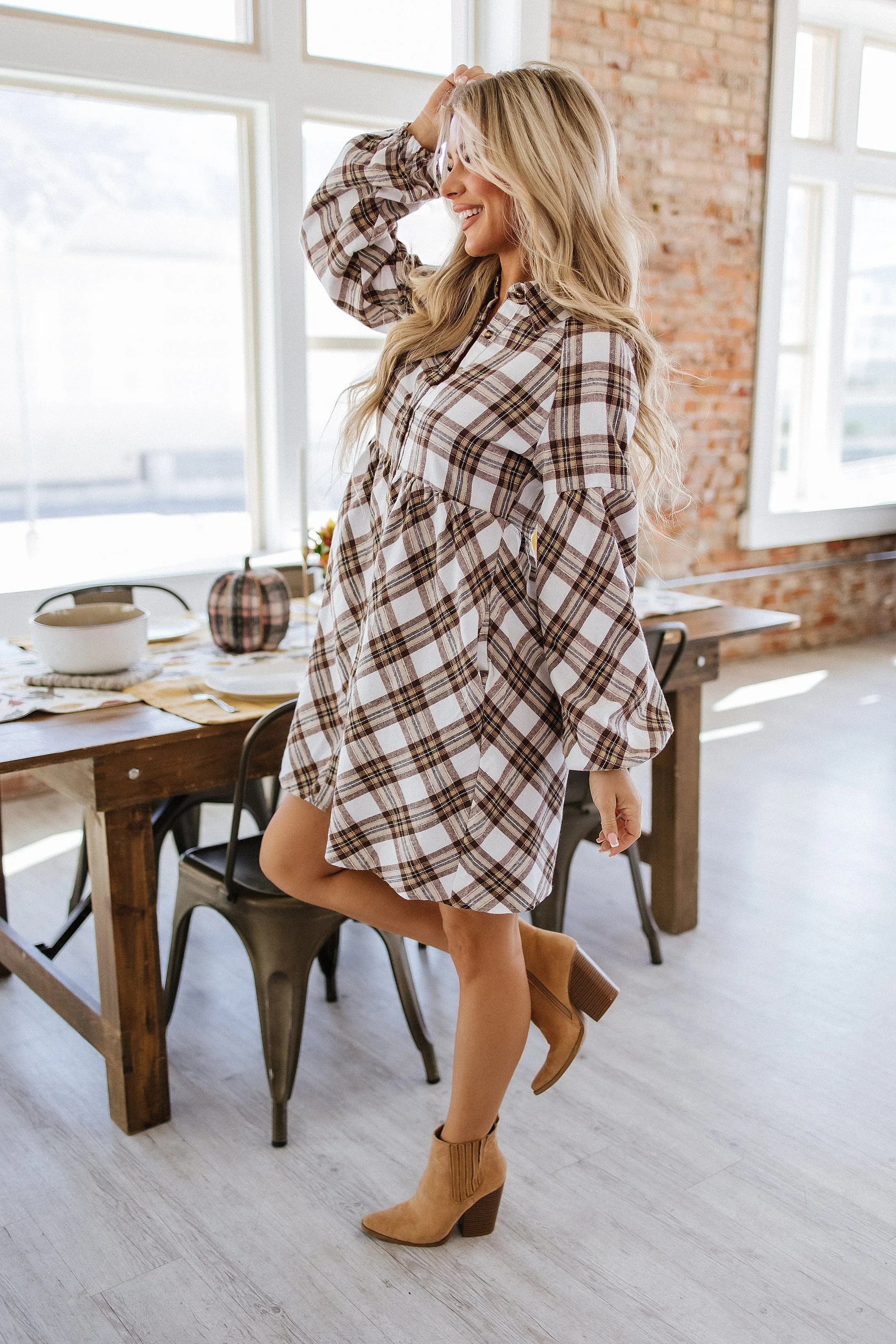Bradley Plaid Shirt Dress | S-XL | PRE ORDER