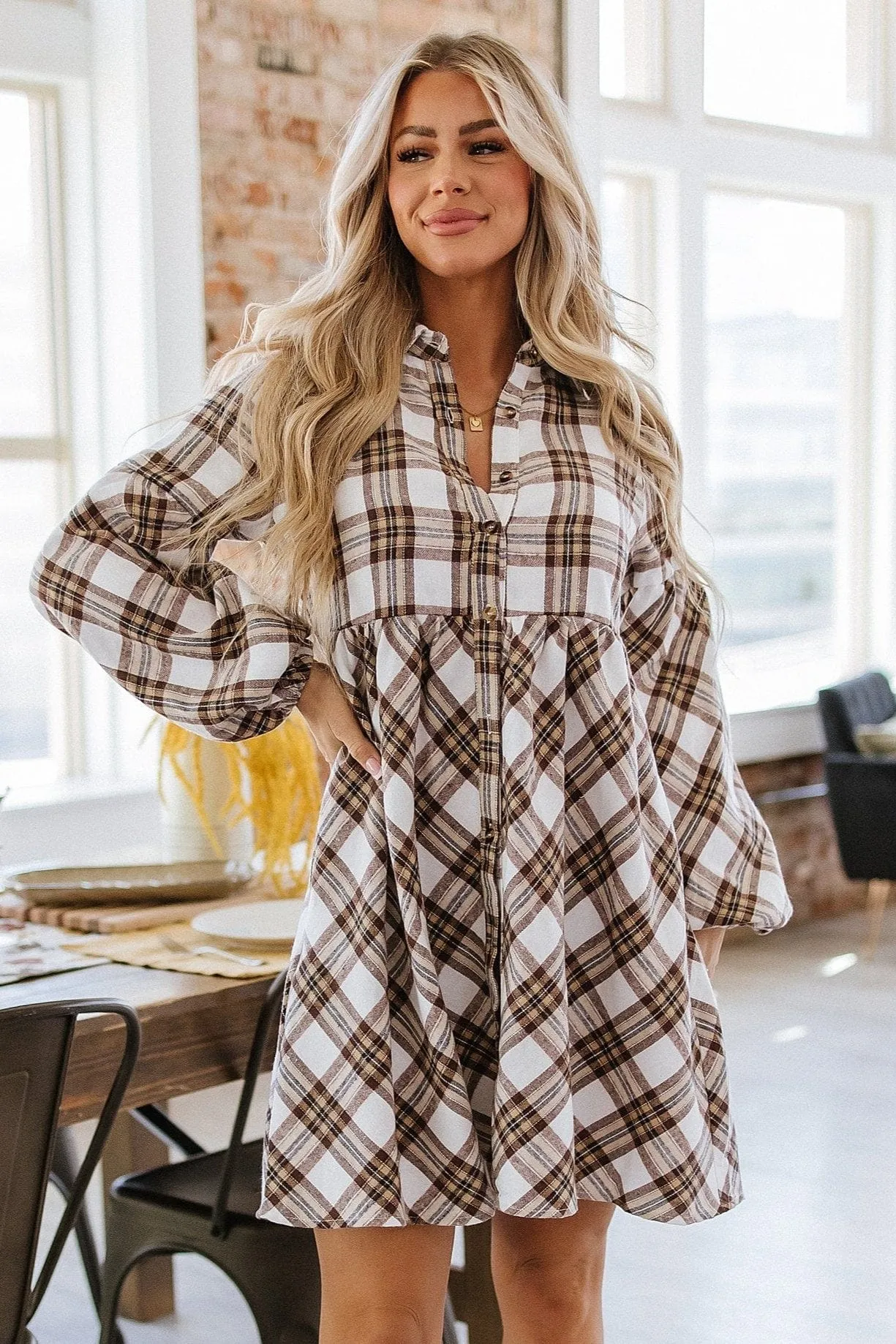 Bradley Plaid Shirt Dress | S-XL | PRE ORDER