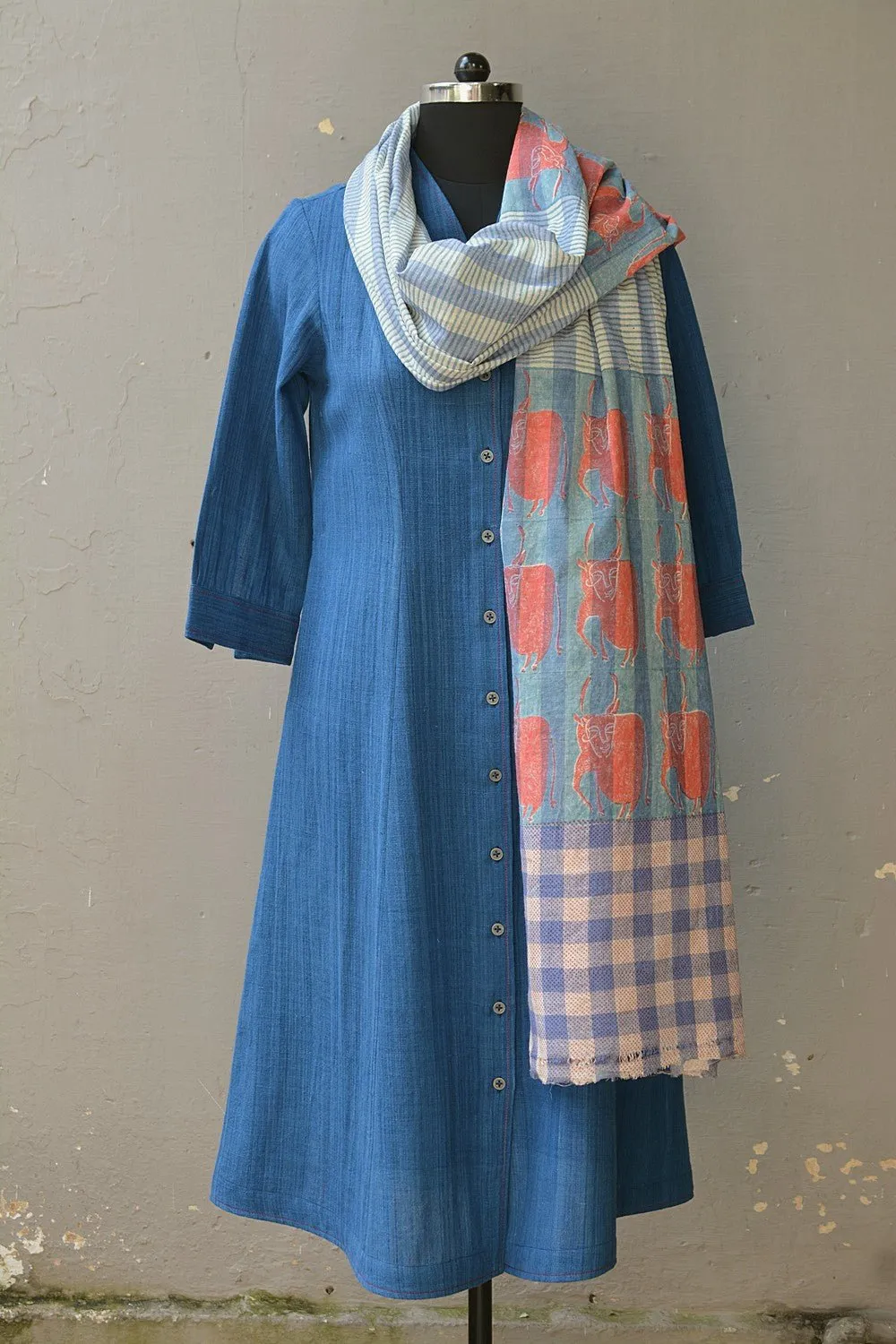 Indigo Shirt Dress